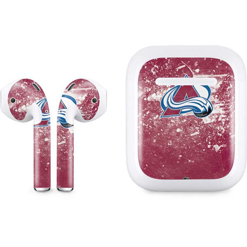 NHL Colorado Avalanche Frozen Apple AirPods Skin
