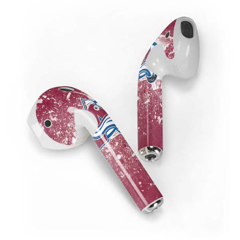 NHL Colorado Avalanche Frozen Apple AirPods Skin