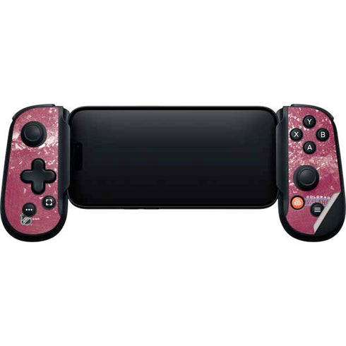 NHL Colorado Avalanche Frozen Backbone One for iPhone Game Controller Skin