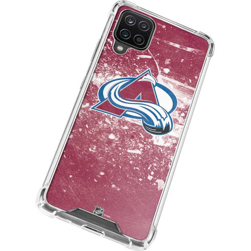 NHL Colorado Avalanche Frozen Galaxy A12 Clear Case