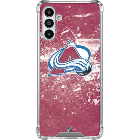 NHL Colorado Avalanche Frozen Galaxy A13 5G Clear Case