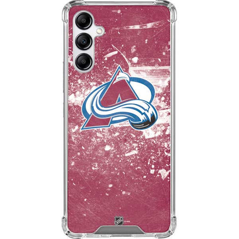NHL Colorado Avalanche Frozen Galaxy A14 5G Clear Case
