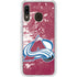 NHL Colorado Avalanche Frozen Galaxy A20 Clear Case