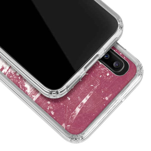 NHL Colorado Avalanche Frozen Galaxy A30 Clear Case