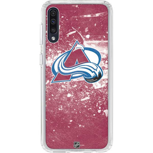 NHL Colorado Avalanche Frozen Galaxy A50 Clear Case