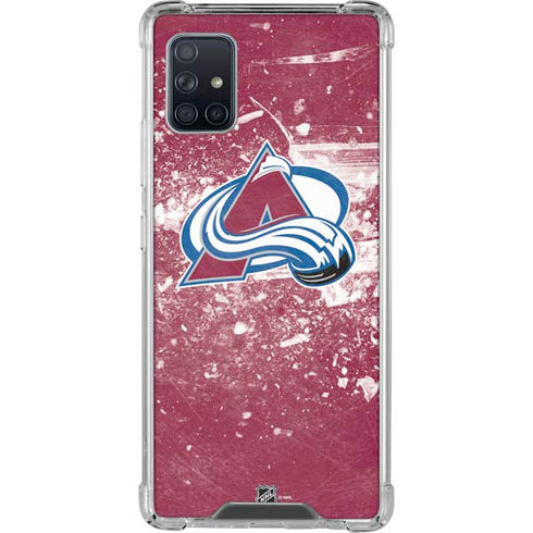 NHL Colorado Avalanche Frozen Galaxy A51 5G Clear Case