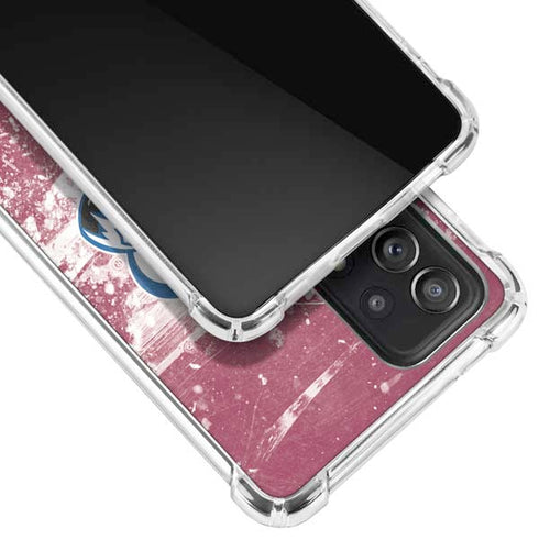 NHL Colorado Avalanche Frozen Galaxy A52 5G Clear Case