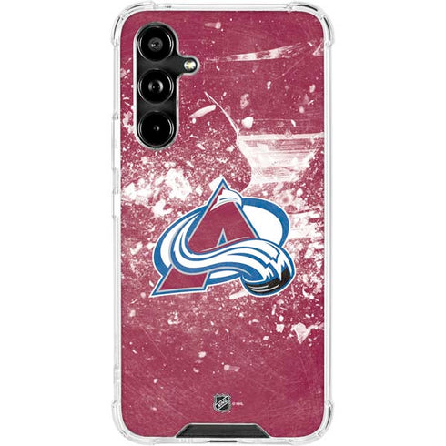 NHL Colorado Avalanche Frozen Galaxy A54 5G Clear Case