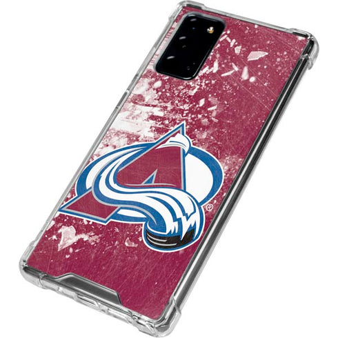 NHL Colorado Avalanche Frozen Galaxy Note20 5G Clear Case