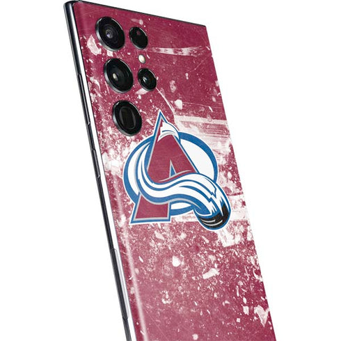 NHL Colorado Avalanche Frozen Galaxy S22 Ultra Skin