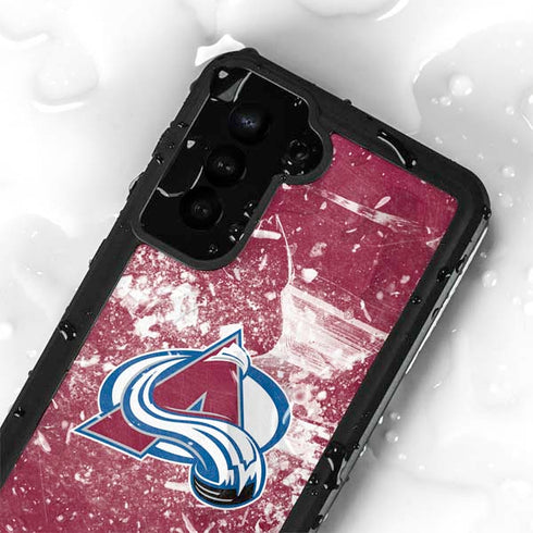 NHL Colorado Avalanche Frozen Galaxy S23 Waterproof Case