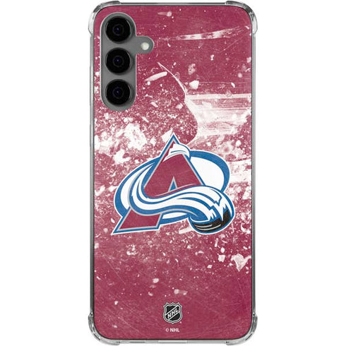 NHL Colorado Avalanche Frozen Galaxy S24 Plus Clear Case