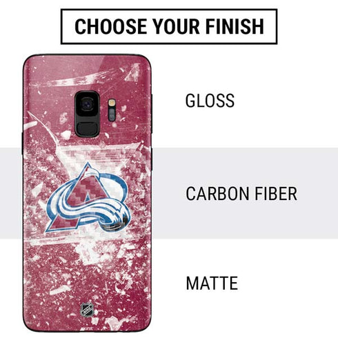 NHL Colorado Avalanche Frozen Galaxy S9 Skin