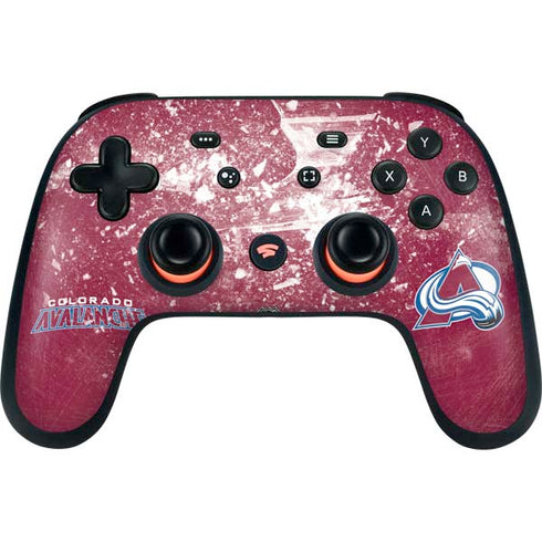 NHL Colorado Avalanche Frozen Google Stadia Controller Skin