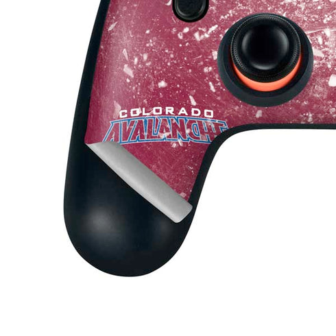 NHL Colorado Avalanche Frozen Google Stadia Controller Skin