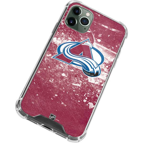 NHL Colorado Avalanche Frozen iPhone 11 Pro Max Clear Case