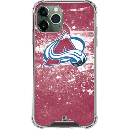 NHL Colorado Avalanche Frozen iPhone 12 Pro Max Clear Case