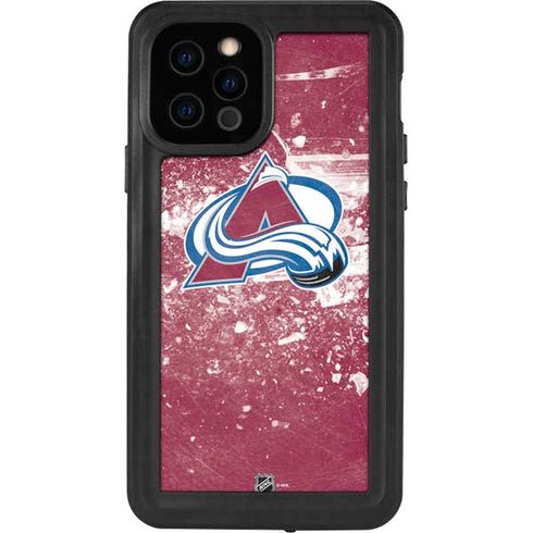 NHL Colorado Avalanche Frozen iPhone 12 Pro Waterproof Case