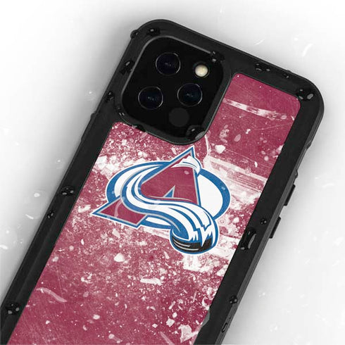 NHL Colorado Avalanche Frozen iPhone 12 Pro Waterproof Case