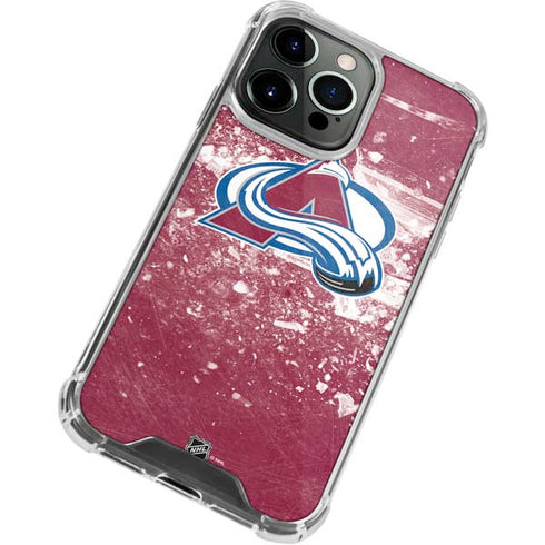NHL Colorado Avalanche Frozen iPhone 13 Pro Clear Case