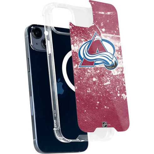 NHL Colorado Avalanche Frozen iPhone 15 Plus MagSafe Case