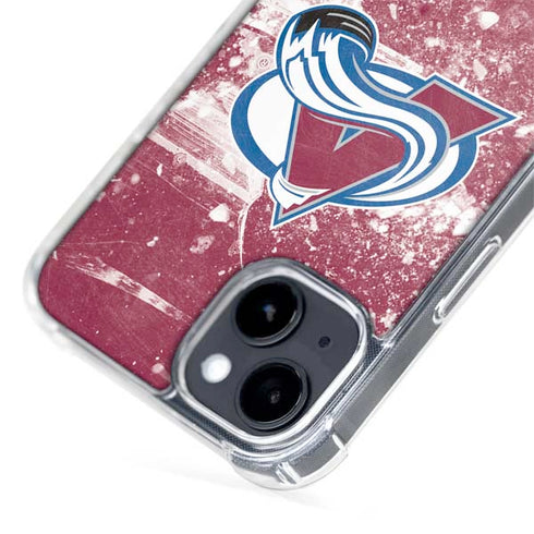 NHL Colorado Avalanche Frozen iPhone 15 Plus MagSafe Case