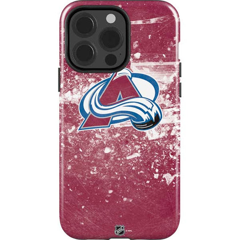 NHL Colorado Avalanche Frozen iPhone 15 Pro Impact Case