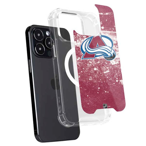 NHL Colorado Avalanche Frozen iPhone 14 Pro Max MagSafe Case