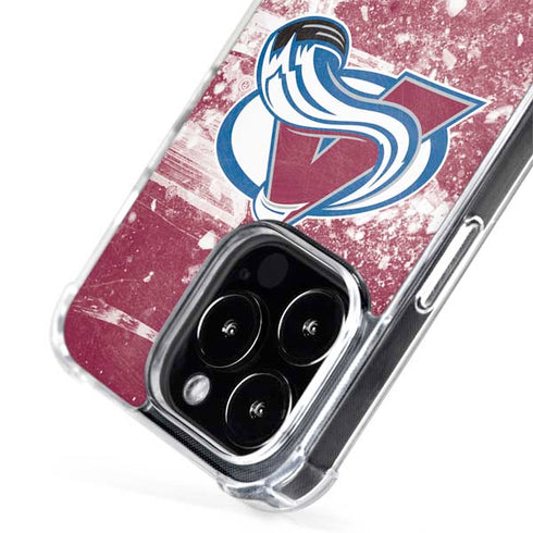 NHL Colorado Avalanche Frozen iPhone 15 Pro Max MagSafe Case
