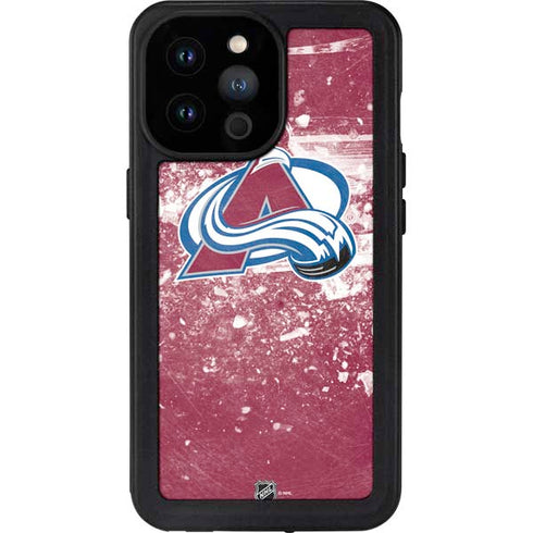 NHL Colorado Avalanche Frozen iPhone 14 Pro Max Waterproof Case