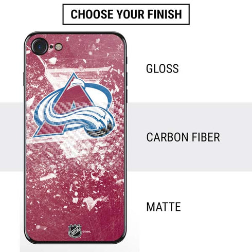 NHL Colorado Avalanche Frozen iPhone SE (2nd & 3rd Gen) Skin