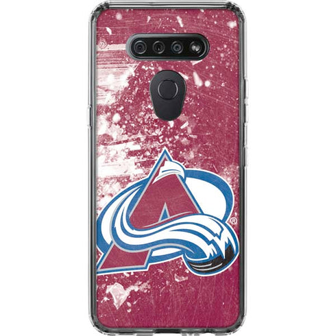 NHL Colorado Avalanche Frozen LG K51/Q51 Clear Case