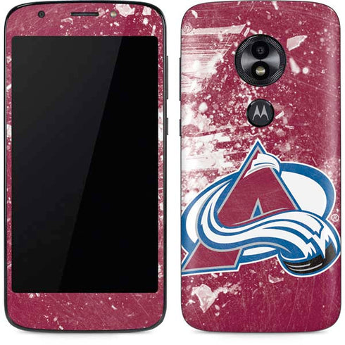 NHL Colorado Avalanche Frozen Moto E5 Play Skin
