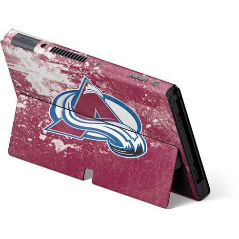 NHL Colorado Avalanche Frozen Nintendo Switch OLED (2021) Skin