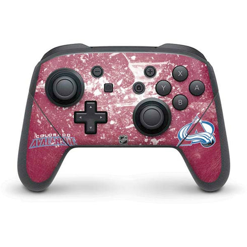 NHL Colorado Avalanche Frozen Nintendo Switch Pro Controller Skin