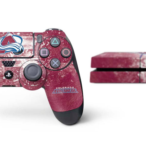 NHL Colorado Avalanche Frozen PS4 Console and Controller Bundle Skin
