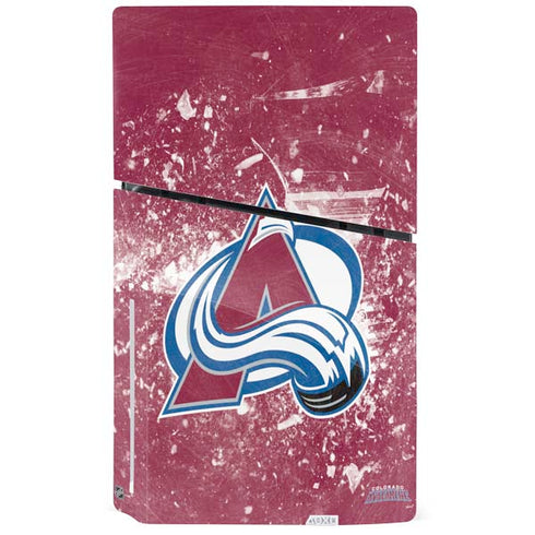 NHL Colorado Avalanche Frozen PS5 Slim Disk Console Skin