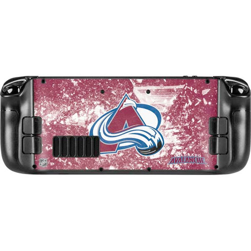 NHL Colorado Avalanche Frozen Steam Deck Handheld Gaming Computer Skin