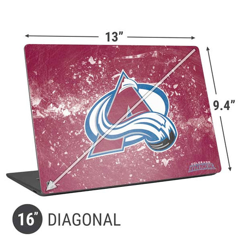 NHL Colorado Avalanche Frozen Universal Laptop 16in (13 x 9.4in) Skin