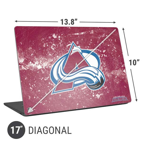 NHL Colorado Avalanche Frozen Universal Laptop 17in (13.8 x 10in) Skin