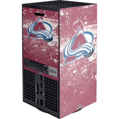 NHL Colorado Avalanche Frozen Xbox Series X Console Skin