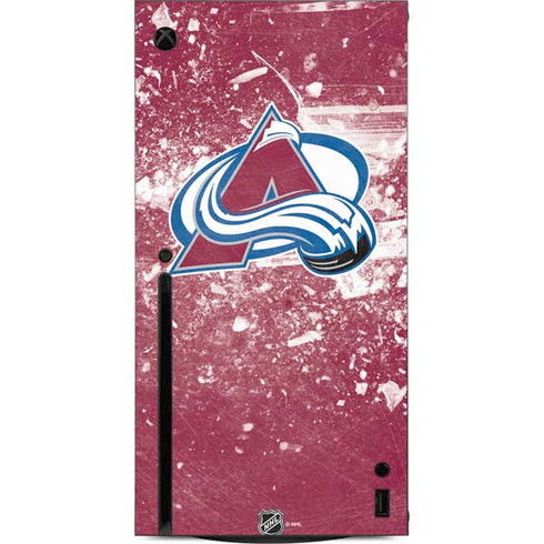 NHL Colorado Avalanche Frozen Xbox Series X Console Skin