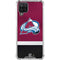 NHL Colorado Avalanche Jersey Galaxy A12 Clear Case