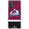 NHL Colorado Avalanche Jersey Galaxy A32 5G Clear Case