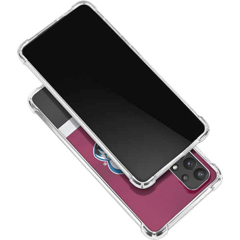 NHL Colorado Avalanche Jersey Galaxy A32 5G Clear Case