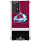 NHL Colorado Avalanche Jersey Galaxy A52 5G Clear Case