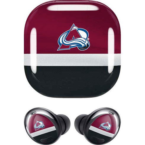 NHL Colorado Avalanche Jersey Galaxy Buds Pro Skin