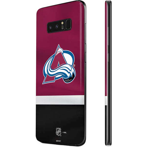 NHL Colorado Avalanche Jersey Galaxy Note 8 Skin