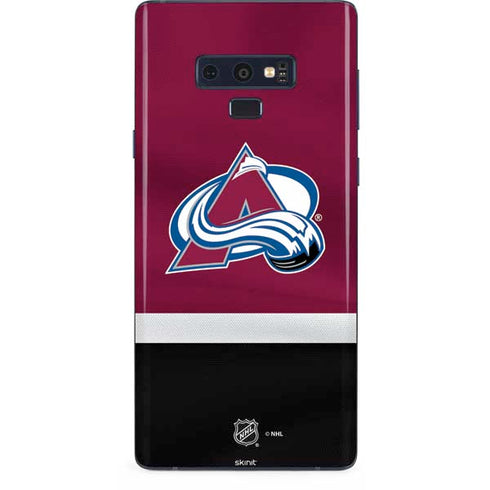 NHL Colorado Avalanche Jersey Galaxy Note 9 Skin