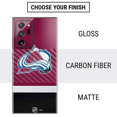 NHL Colorado Avalanche Jersey Galaxy Note20 Ultra 5G Skin